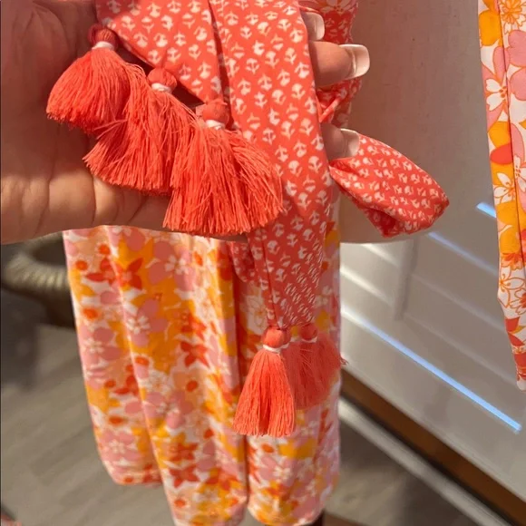 Cabana Life Floral Wrap Romper Large NWT - Picture 4 of 6
